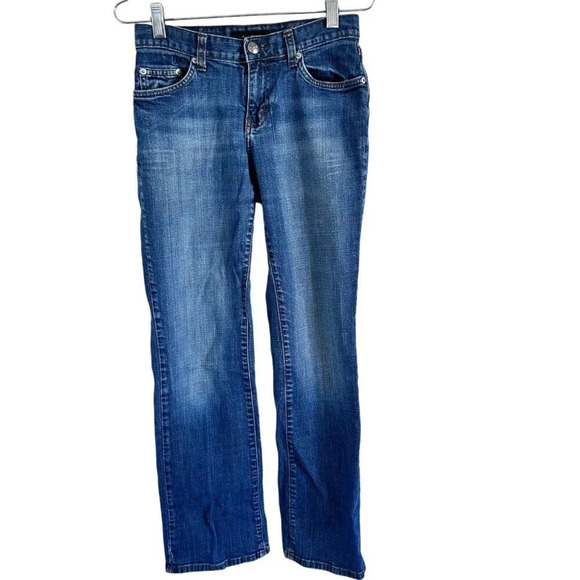 Calvin Klein Jeans Women’s 26 4 Lean Bootcut Medium Wash Blue Denim Casual - Picture 1 of 14